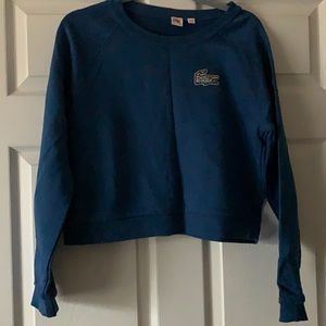 Lacoste cropped sweatshirt
